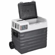 Frigider auto portabil 62L, single zone, cu roti si maner retractabil