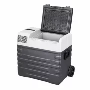 Frigider auto portabil 62L, single zone, cu roti si maner retractabil