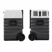 Frigider auto portabil 62L, single zone, cu roti si maner retractabil