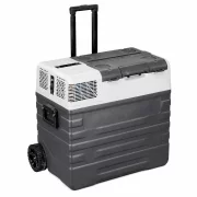 Frigider auto portabil 62L, single zone, cu roti si maner retractabil