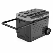 Frigider auto portabil cu roti 49L, dual zone - 692 x 453 x 515 mm