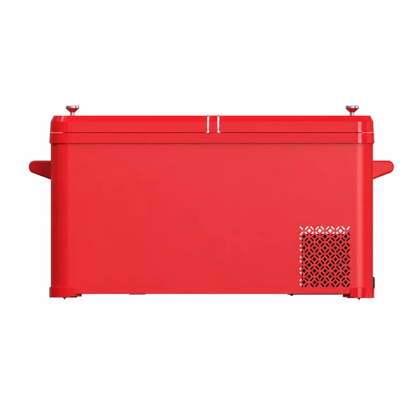Frigider mobil cu roti, 49.6L - 88 x 39 x 44 cm, red