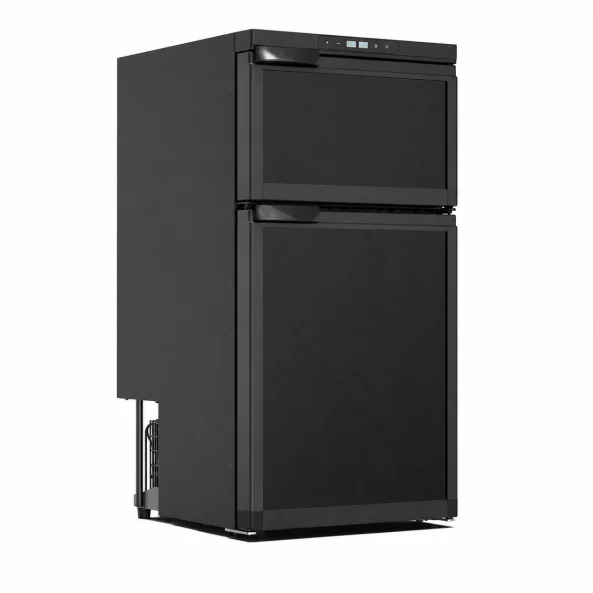 Frigider portabil auto 79.8L, 12V/24V DC, cu congelator - 546 × 500 × 830 mm, black