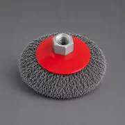 Perie pentru polizor mic, din sârmă răsucită, 115 mm