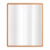 Espejo clásico CRYSTAL para tocador de maquillaje – Walnut