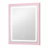 Espejo LED para tocador CRYSTAL - rosa