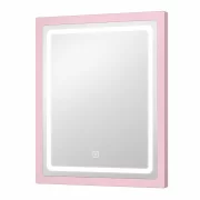 Espejo LED para tocador CRYSTAL - rosa