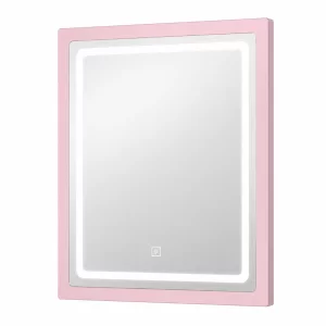 Espejo LED para tocador CRYSTAL - rosa