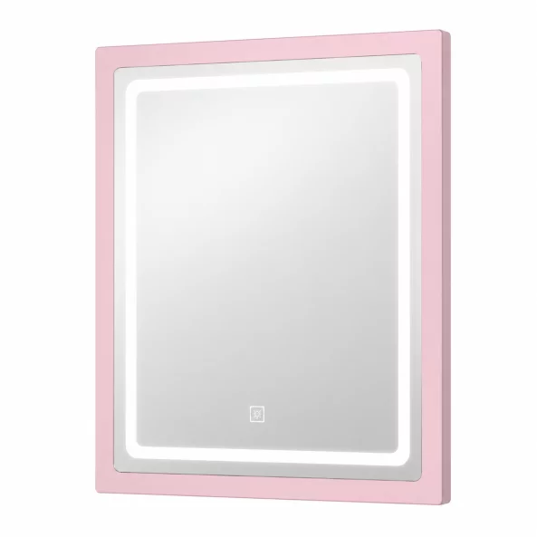 Espejo LED para tocador CRYSTAL - rosa