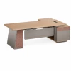 Birou managerial Monarch B2218A cu dulap lateral fix - H750 x L2200 x l1800 mm