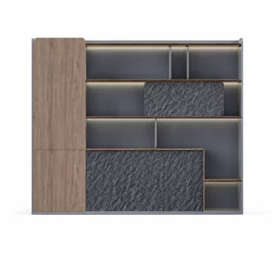 Armario Portofino W2422A, con iluminación integrada – L2400 x An400 x Al2200 mm
