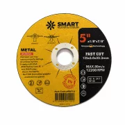 Disc Taiere Inox si Metal T42, 125mm x 3.0mm x 22.23mm – disc cu centru deprimat