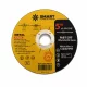 Disc Taiere Inox si Metal T42, 125mm x 3.0mm x 22.23mm – disc cu centru deprimat