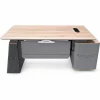 Birou managerial Portofino cu dulap lateral, 1800x1600mm