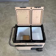 Автохладилник с компресор Smart Cooler, с Bluetooth, колела и двойна зона на охлаждане, капацитет 55L, включена еко такса.