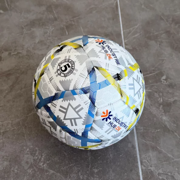 Balón de fútbol PVC 3.5mm - talla 5, cosido a máquina
