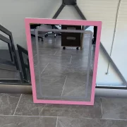Espejo LED para tocador CRYSTAL - rosa