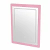 Espejo LED para tocador CRYSTAL - rosa