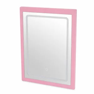Espejo LED para tocador CRYSTAL - rosa