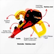 Stabilizator pentru scara din otel solid si nylon din fibra de sticla-blocare in 3 secunde