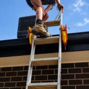 Stabilizator pentru scara din otel solid si nylon din fibra de sticla-blocare in 3 secunde