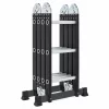 Scara multifunctionala 4x3 trepte  – cadru din otel, trepte din aluminiu