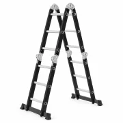 Scara multifunctionala 4x3 trepte  – cadru din otel, trepte din aluminiu