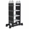 Scara multifunctionala 4x4 trepte - cadru din otel, trepte din aluminiu