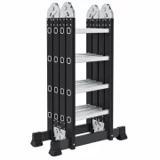 Scara multifunctionala 4x4 trepte - cadru din otel, trepte din aluminiu