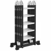 Scara multifunctionala 4x5 trepte - cadru din otel, trepte din aluminiu