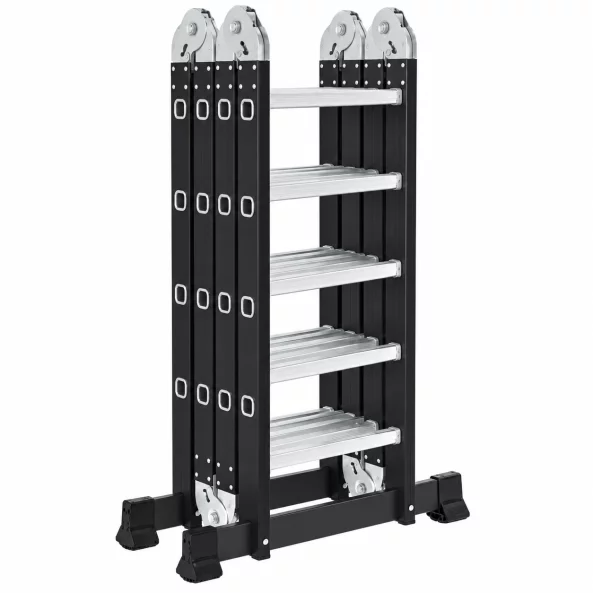 Scara multifunctionala 4x5 trepte - cadru din otel, trepte din aluminiu