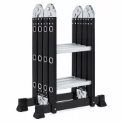 Scara multifunctionala 4x2 trepte – cadru din otel, trepte aluminiu