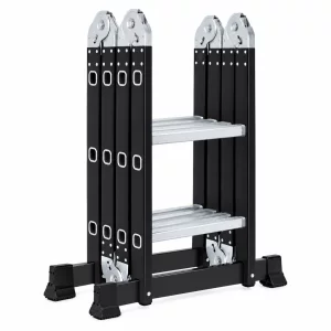 Scara multifunctionala 4x2 trepte – cadru din otel, trepte aluminiu