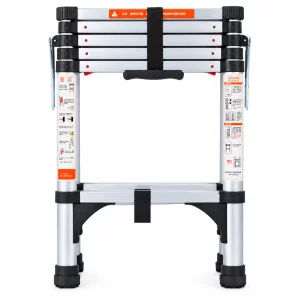 Scara telescopica din aluminiu - 1,4m/1,1m, 4+5 trepte