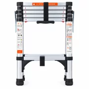 Scara telescopica din aluminiu - 1,7m/2,0m, 6+7 trepte