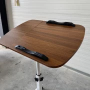 Masă reglabilă pentru laptop – 60×40×(27–40) cm–Walnut