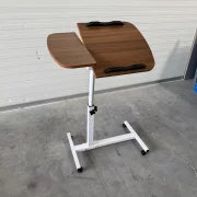 Masă reglabilă pentru laptop – 60×40×(27–40) cm–Walnut