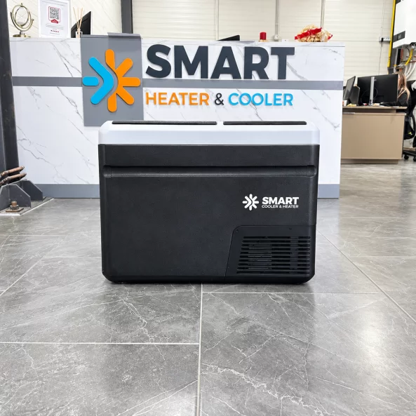 Nevera para coche con compresor y maquina de hielo Smart Cooler 36L, 12-24V, pantalla LCD