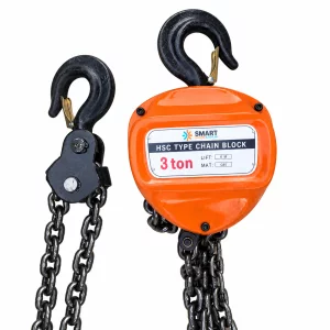 Polipasto manual de cadena, capacidad de 3 toneladas - altura de elevación de 6 m