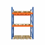 Raft pentru depozitare paleti 1980mm x Adancime 1100mm x Inaltime 3500mm, 3300kg/nivel/6 europaleti