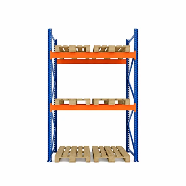 Raft pentru depozitare paleti 1980mm x Adancime 1100mm x Inaltime 3500mm, 3300kg/nivel/6 europaleti