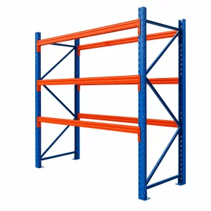 Raft pentru depozitare paleti 2880mm x Adancime 1100mm x Inaltime 5000mm, 3300kg/nivel/12 europaleti