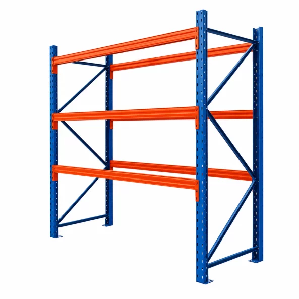 Raft pentru depozitare paleti 2880mm x Adancime 1100mm x Inaltime 5000mm, 3300kg/nivel/12 europaleti