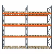 Raft pentru depozitare paleti 5670mm x Adancime 1100mm x Inaltime 4500mm, 3300kg/nivel/24europaleti