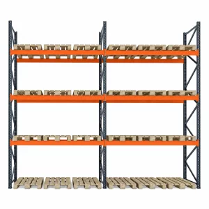 Raft pentru depozitare paleti 5670mm x Adancime 1100mm x Inaltime 4500mm, 3300kg/nivel/24europaleti