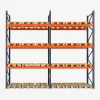 Estantería para almacenamiento de palets 5670 mm x Profundidad 1100 mm x Alto 5000 mm, 3300 kg/nivel/24 Europalets