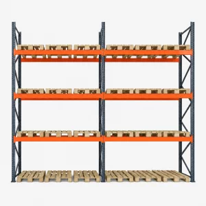 Raft pentru depozitare paleti 5670mm x Adancime 1100mm x Inaltime 5000mm, 3300kg/nivel/24europaleti