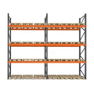 Raft pentru depozitare paleti 5670mm x Adancime 1100mm x Inaltime 5500mm, 3300kg/nivel/24europaleti