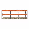 Estantería para almacenamiento de palets, 8460 mm de largo x 1100 mm de profundidad x 3500 mm de alto, 3300 kg por nivel, 27 europalets