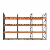Estantería para almacenamiento de palets 8460 mm x Profundidad 1100 mm x Alto 4500 mm, 3300 kg/nivel/36 europalets